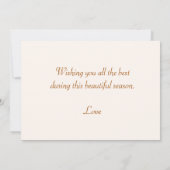 もみじと自転車のハロウィン挨拶 カード (裏面)