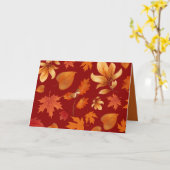 もみじのオータム ブリス カード (黄色い花)