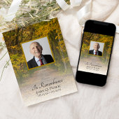 もみじの小径 命日記念招待状 招待状