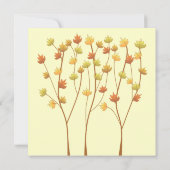 もみじの小枝の木 - 保存日付のお知らせ セーブザデート (裏面)