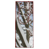 もみじの日本の雪 –  ワインギフトバッグ (裏面)