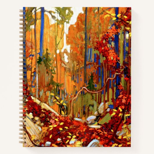 もみじの花輪, カラフルな絵画 ノートブック (正面)
