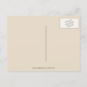 もみじの葉のハリネズミ ポストカード (裏面)