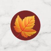 もみじの葉、かぼちゃ＆フルーツ 感謝祭 コンフェッティ (スモール正面)