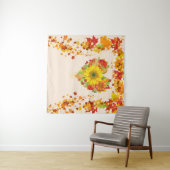 もみじの葉 紅葉 自撮り 背景 タペストリー (インサイチュ(横))