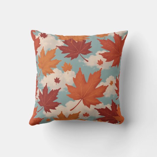 もみじ葉 クッション (裏面)