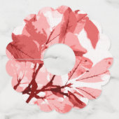 もみじ３、紅葉３ ワイングラスタグ (裏面)