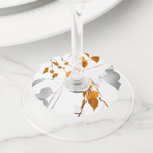 もみじ2 ワイングラスタグ (クローズアップ)