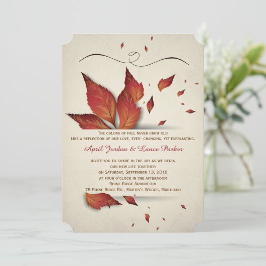 もみじ 招待状 (スタンド正面)