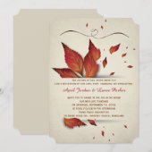 もみじ 招待状 (正面/裏面)