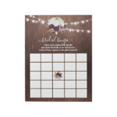 もみじ 白い かぼちゃ 秋 恋に落ちる ビンゴ 木 ノートパッド (回転)