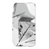 もみじ、落ち葉２ INCIPIO iPhoneウォレットケース (フォリオ 正面)