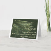 もみの葉状体の季節の挨拶 シーズンカード (裏面)