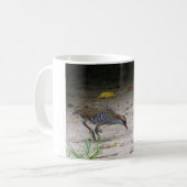 もみ革バンドを付けられた柵、Gallirallusのphilippensis コーヒーマグカップ (正面左)