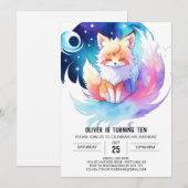 ももいろのキツネ達の誕生日 招待状 (正面/裏面)