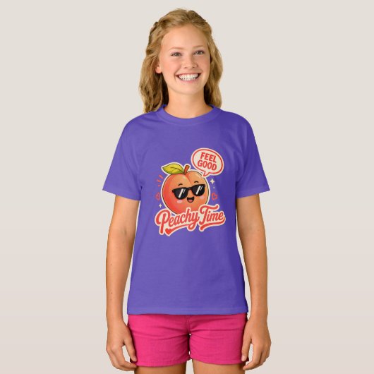 ももいろタイム かわいい女子のTシャツ Tシャツ (正面フル)