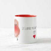 ももしう可愛いロビンがあポップ・アートのなたを愛した マグカップ (中央)