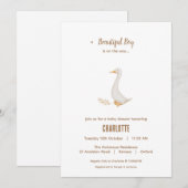 ももちゃんのお披露目パーティー招待状 招待状 (正面/裏面)