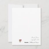 ももピンクのLOVE キャンディハート シーズンカード (裏面)