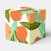 もも びわの実模様 ブライダルシャワー フェイバーボックス (裏面サイド)