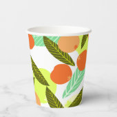 もも ウメの実模様のブライダルシャワー 紙コップ (裏面)