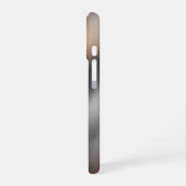 もやっとした日の出の光 iPhone 16ケース (左側面)