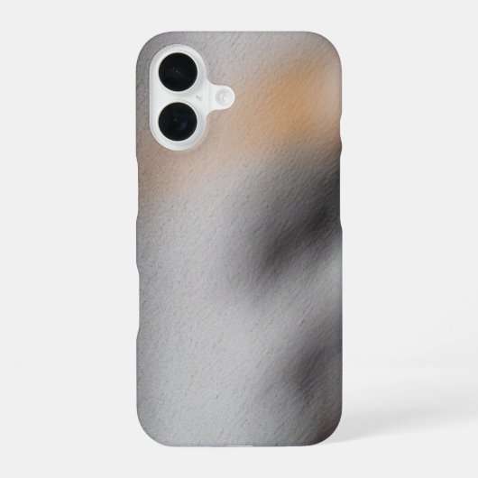 もやっとした日の出の光 iPhone 16ケース (裏面)