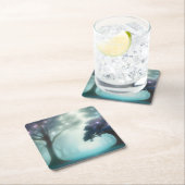 もやの森 スクエアペーパーコースター (インサイチュ)