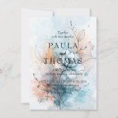 もやの花 招待状 (正面)