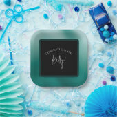 もや緑の紙皿 ペーパープレート (パーティー)