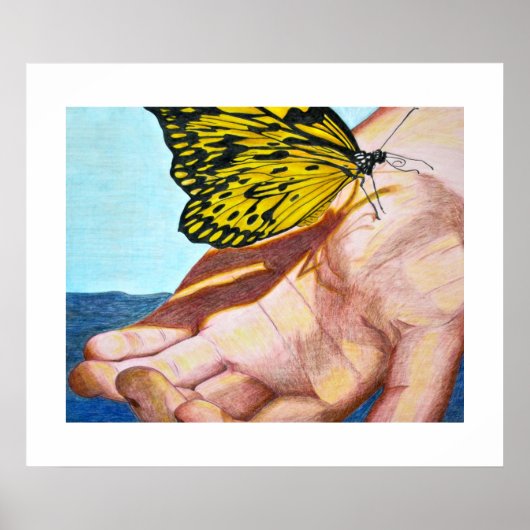 もろい生活プリント ポスター (正面)