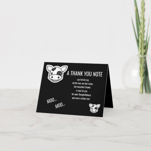 もーおうぎに感謝 サンキューカード (正面)