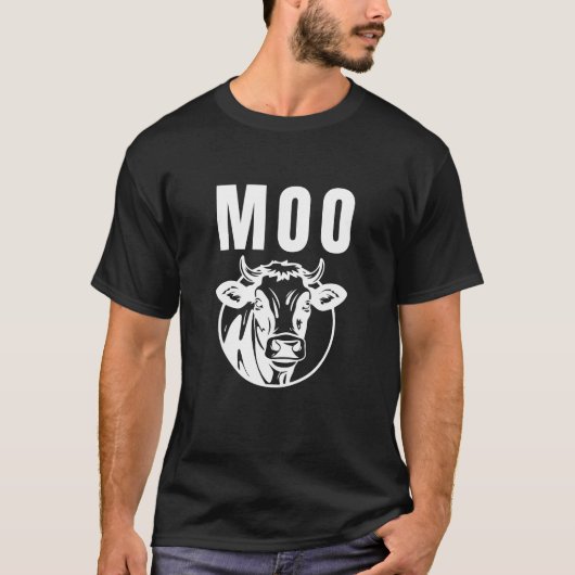 もー僕は牛だよ ファーム Tシャツ (正面)