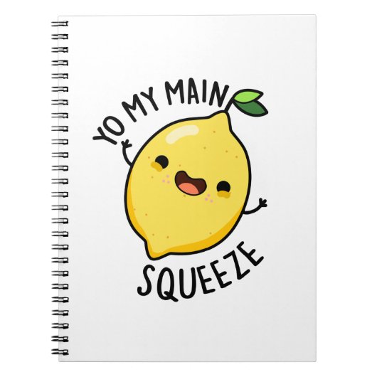 やぁ、私の大事な人!面白いレモンのダジャレ ノートブック (正面)