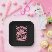 やぁ 2年生のカウボーイ カウガール 学校に戻ろう ペーパープレート (パーティー)