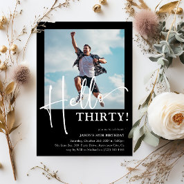 やあサーティーン！30歳ミニマルの誕生日パーティー 招待状