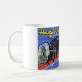 やあダラステキサス州から コーヒーマグカップ (左)