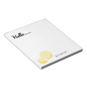 やあレモパーソナライズされたン ノートパッド (アングル)