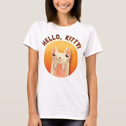 やあ子猫! Tシャツ (正面)