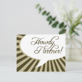 やあ相棒！:漫画音声バブル ポストカード (スタンド正面)