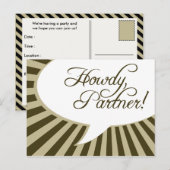 やあ相棒！:漫画音声バブル ポストカード (正面/裏面)