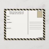 やあ相棒！:漫画音声バブル ポストカード (裏面)