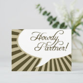 やあ相棒！:漫画音声バブル 招待状 (スタンド正面)