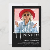 やあ90歳!第ミニマル90回誕生日会 招待状 (正面)