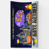 やあ！ハッピーハローウィン! 横断幕 (縦)