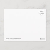 「やあ！」 メモ、ピンクの水色のマンダラ ポストカード (裏面)