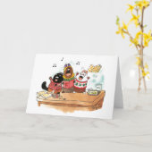 やあ、泣きながらやってくる カード (黄色い花)