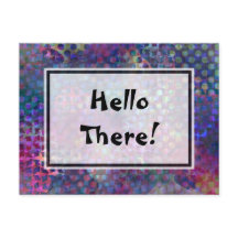 「やあ！」 色数々の色のユニーク抽象芸術