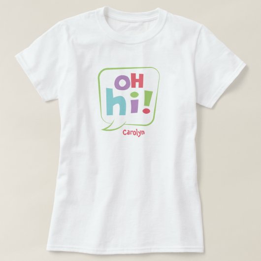 やあ!音声カラフルバブル Tシャツ (デザイン正面)