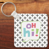 やあ！音声バカラフルブルキーチェーン キーホルダー (正面)